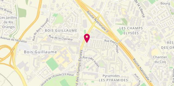 Plan de Orpi Agences No1, 39-41 Rue Paul Claudel, 91000 Évry-Courcouronnes