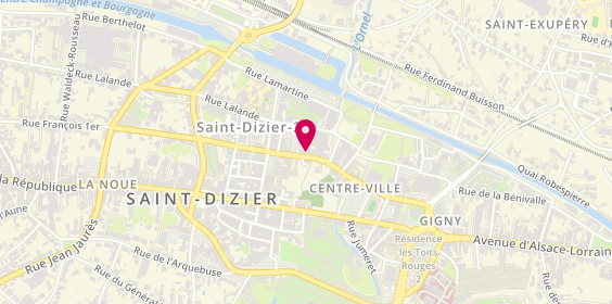 Plan de C.P.R Immobilier Cappelaere - Prunaux - Rudolf, 37 Marechal Lattre de Tassigny, 52100 Saint-Dizier