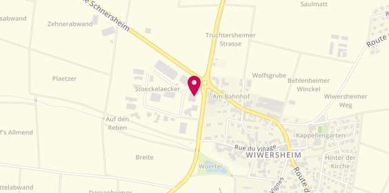 Plan de Ax'home Immobilier - Truchtersheim - Wiwersheim - Kochersberg, 33 Allée de l'Economie, 67370 Wiwersheim