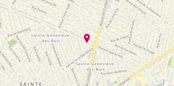 Plan de LJ Immo, 184 avenue Gabriel Péri, 91700 Sainte-Geneviève-des-Bois