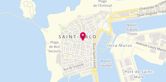Plan de Giboire Immobilier Neuf, 3 Rue Porcon de la Barbinais, 35400 Saint-Malo