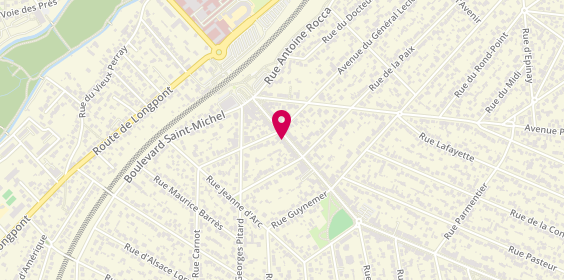 Plan de L'Adresse, 26 avenue Gabriel Péri, 91700 Sainte-Geneviève-des-Bois
