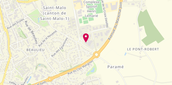 Plan de ETI Saint Malo - Emeraude Transactions Immobilières, 2 Rue de la Croix Desilles, 35400 Saint-Malo