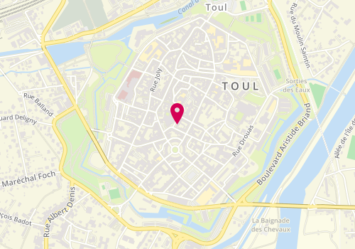 Plan de TF Immo, 11 place du Marché Aux Poissons, 54200 Toul