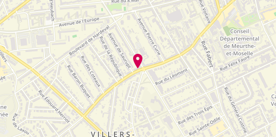 Plan de 3 Villes Immobilier, 185 avenue du Général Leclerc, 54600 Villers-lès-Nancy