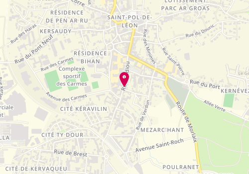 Plan de Human Immobilier, 25 Rue Cadiou, 29250 Saint-Pol-de-Léon