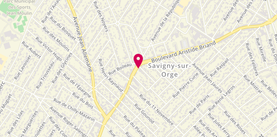 Plan de Agence Immobilière du Viaduc - Savigny-sur-Orge, 40 Boulevard Aristide Briand, 91600 Savigny-sur-Orge