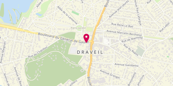 Plan de L'Adresse, 128 Boulevard du Général de Gaulle, 91210 Draveil