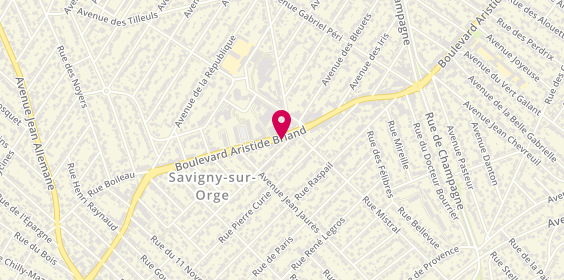 Plan de Vb Immobilier, 70 Boulevard Aristide Briand, 91600 Savigny-sur-Orge