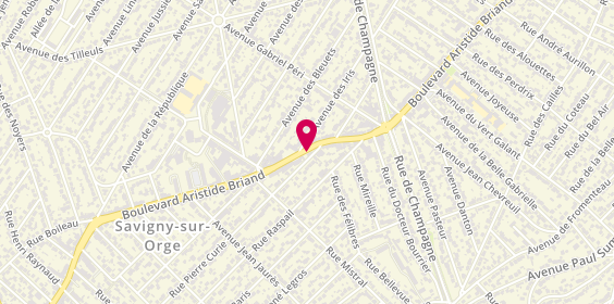 Plan de Laforet Immobilier, 88 Boulevard Aristide Briand, 91600 Savigny-sur-Orge