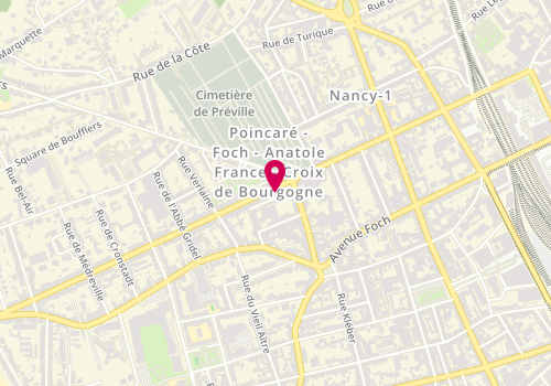Plan de L'Immobilière du Loison, 3 Bis avenue Anatole France, 54000 Nancy