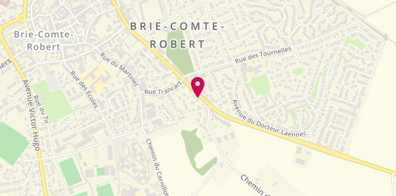 Plan de Agence immobilière ERA Bel'Immo Brie-Comte-Robert, 190 Rue du Général Leclerc, 77170 Brie-Comte-Robert