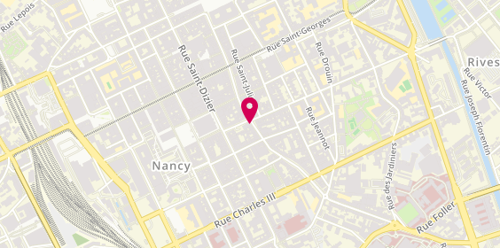 Plan de Agence Immobiliere de l'Est, 22 Rue Saint Nicolas, 54000 Nancy