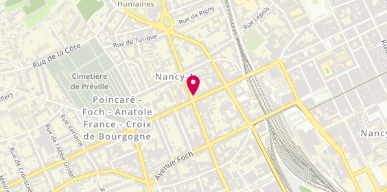 Plan de Agence Majorelle, 50 Rue Raymond Poincaré, 54000 Nancy