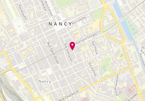Plan de Tardot Immobilier, 6 Rue Montesquieu, 54000 Nancy