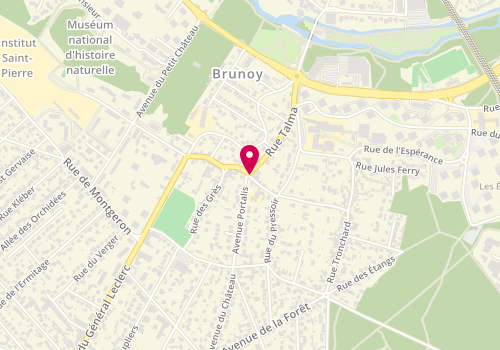 Plan de L'Adresse, 7 Ter Rue Talma, 91800 Brunoy
