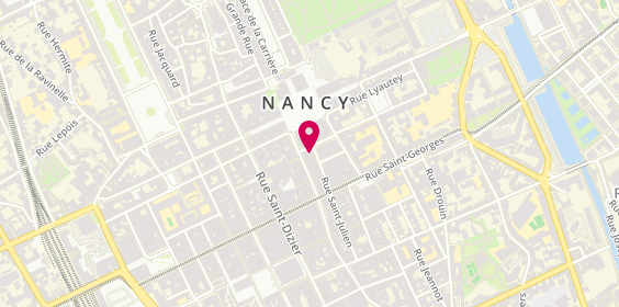 Plan de Stéphane Plaza Immobilier, 8 Rue Saint-Julien, 54000 Nancy