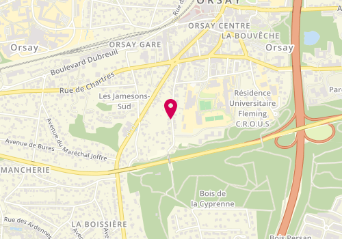 Plan de Pirot, 24 Rue Andre Maginot, 91400 Orsay