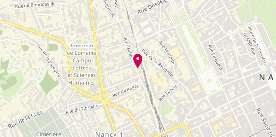 Plan de AARON COOPER Immobilier d'Entreprise Immobilier Commercial, 18 Bis Rue Isabey, 54000 Nancy