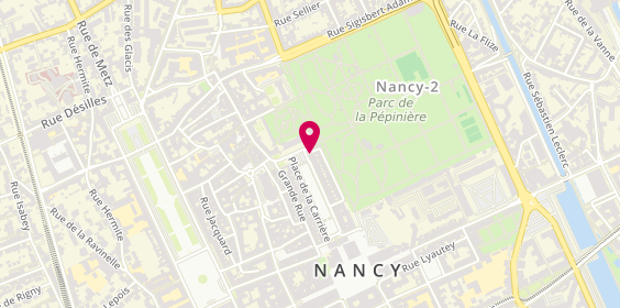 Plan de Agence Estia Immobilier Nancy, 38 place de la Carrière, 54000 Nancy
