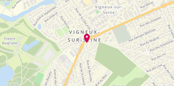 Plan de Century 21 Optimmo, 32 avenue Henri Barbusse, 91270 Vigneux-sur-Seine