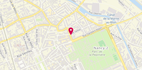 Plan de Lexel Immobilier, 14 Rue Grandville, 54000 Nancy