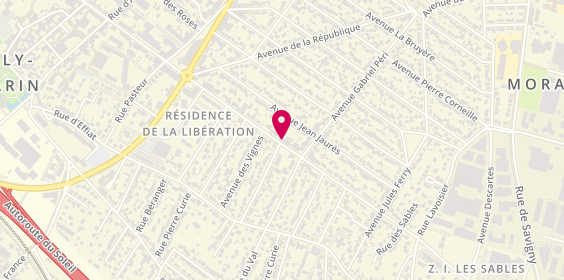 Plan de Orpi Agences No1, 92 avenue Aristide Briand, 91420 Morangis