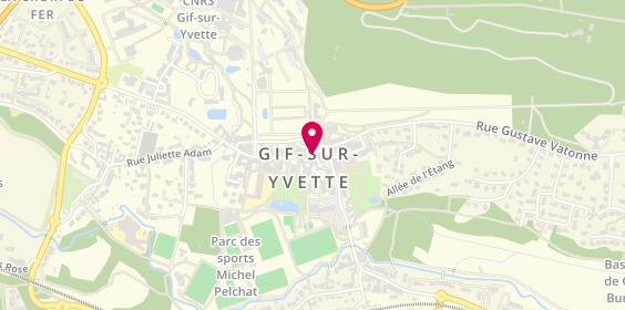 Plan de Agence immobilière Gif sur Yvette - Laforêt, 5 Rue Henri Amodru, 91190 Gif-sur-Yvette