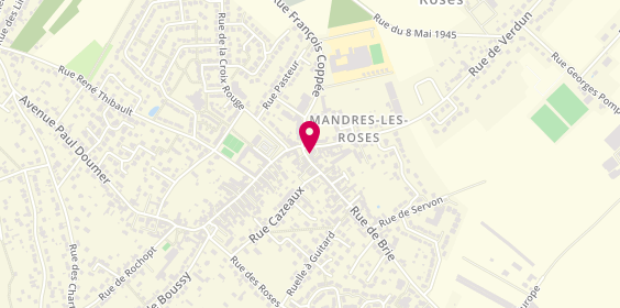 Plan de Agence immobilière SPEEDIMMO, 2 Rue de Brie, 94520 Mandres-les-Roses