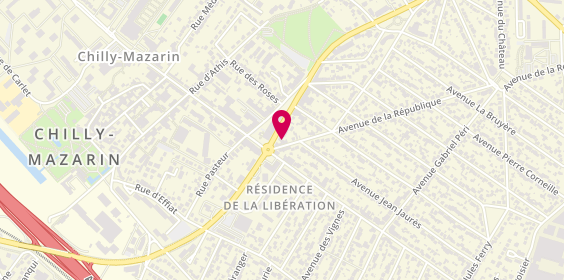 Plan de L'Adresse, 30 avenue Pierre Brossolette, 91380 Chilly-Mazarin