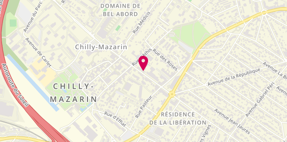 Plan de Century 21 Agence du Centre, 16 avenue Mazarin, 91380 Chilly-Mazarin