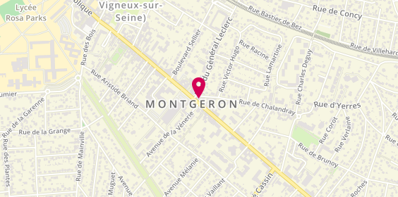 Plan de L'Adresse - Agence de la Venerie, 97 avenue de la République, 91230 Montgeron