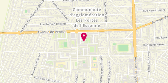 Plan de Immobilière 3F - Agence de l'Essonne, 1 Rue du Pré Chambry, 91200 Athis-Mons