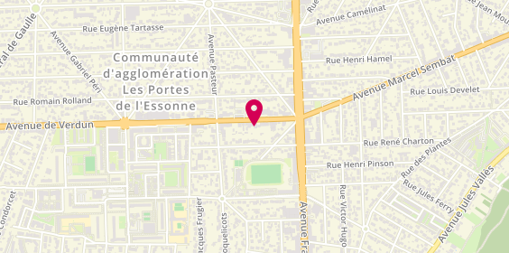 Plan de Igp, 21 Avenue Jacques Chirac, 91200 Athis-Mons