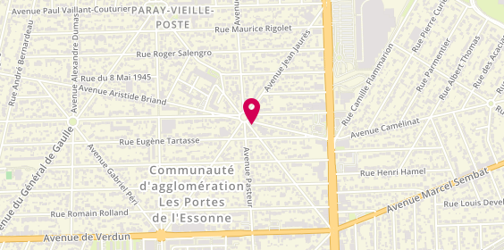 Plan de Agence de l'Église, 19 avenue Aristide Briand, 91550 Paray-Vieille-Poste