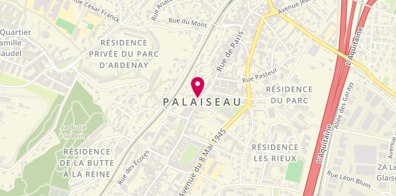 Plan de Era Agence de la Mairie, 100 Rue de Paris, 91120 Palaiseau