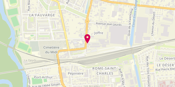 Plan de Larcher Souplet Immobilier, 8 avenue de la République, 51300 Vitry-le-François