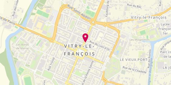 Plan de Laforêt Immobilier, 10 grande Rue de Vaux, 51300 Vitry-le-François