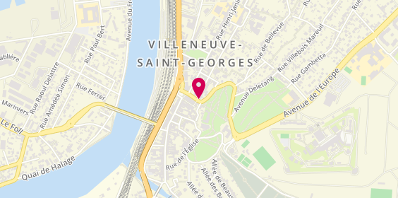 Plan de Agence Immobiliere Crousse et Compagnie, 1 avenue des Fusillés, 94190 Villeneuve-Saint-Georges