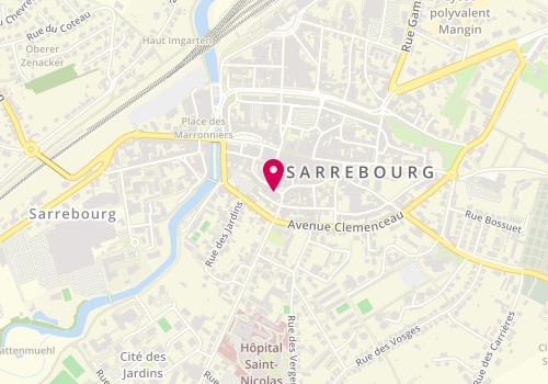 Plan de Sika Immobilier Sarrebourg, 7 place de la République, 57400 Sarrebourg
