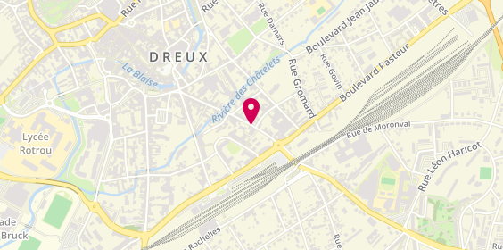 Plan de La Roseraie  Hlm), 50 Rue Saint-Denis, 28100 Dreux
