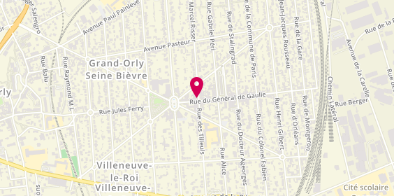Plan de Immobilière des 3 Communes, 1 Rue Marcel Risser, 94290 Villeneuve-le-Roi