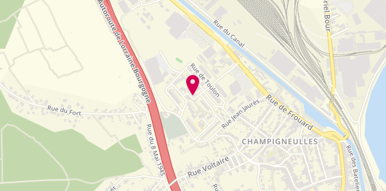 Plan de Antenne Champigneulles, Rue de Brest, 54250 Champigneulles