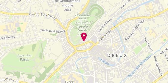 Plan de Agence Latour Transactions, 36 Rue d'Orfeuil, 28100 Dreux