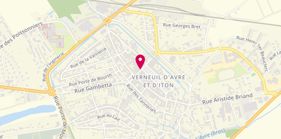 Plan de Guy Hoquet l'Immobilier, 11 Rue Thiers, 27130 Verneuil d'Avre et d'Iton