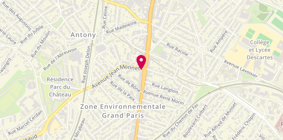 Plan de ANI Immobilier, 1 avenue Jean Monnet, 92160 Antony