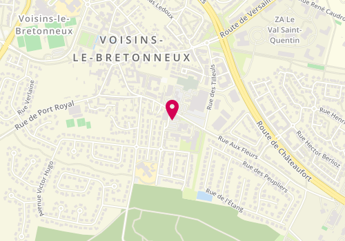 Plan de Beltran Immobilier Voisins le Bx, Centre Commercial Chamfleury - Rue Alfred de Vigny, 78960 Voisins-le-Bretonneux