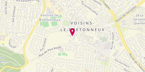 Plan de Agence des Oliviers, 2 Bis Rue de Port Royal, 78960 Voisins-le-Bretonneux