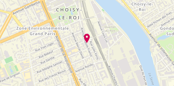 Plan de A.F.L, 67 avenue Anatole France, 94600 Choisy-le-Roi