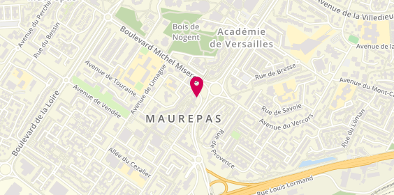 Plan de Agence immobilière l'Adresse Maurepas, 7 avenue de Langres, 78310 Maurepas
